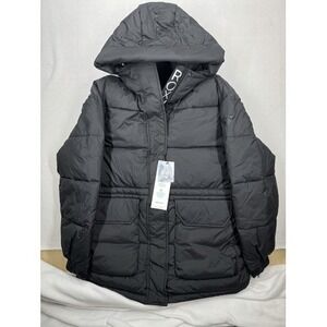 ROXY Women's Rebel Mid Puffer Ski Jacket Black NWT Size Small $150 MSRP